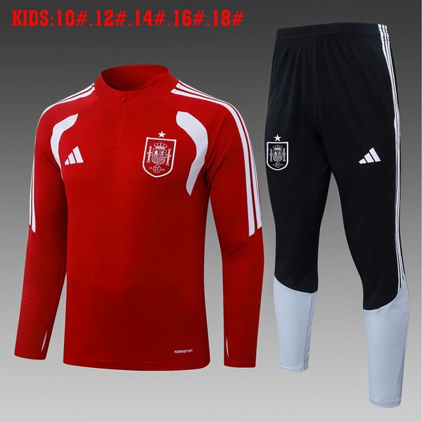 Ninos Sudadera De Training España 2026-2027 Rojo 5